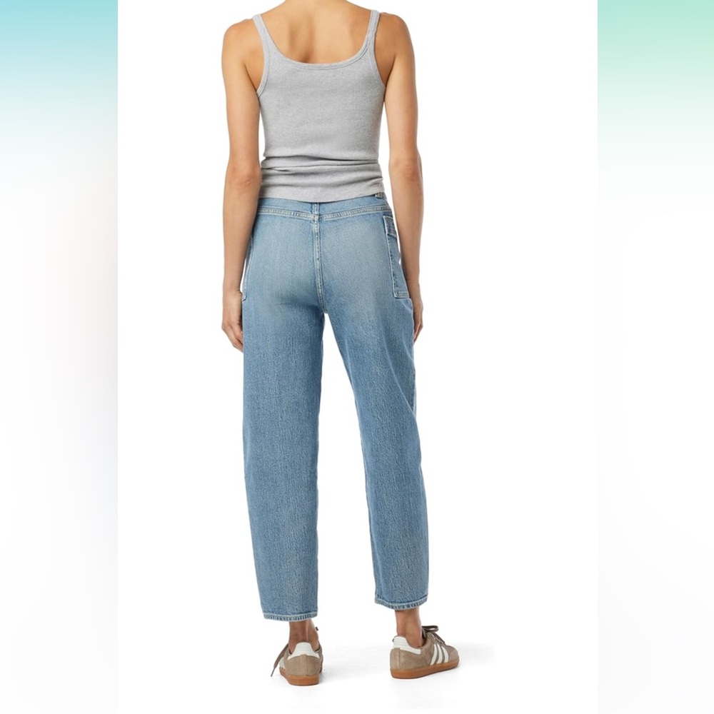 Joes NWT Phoebe Patch Pocket Button Fly High-Rise Barrel Leg Denim Jeans Size 29 - Picture 3 of 14